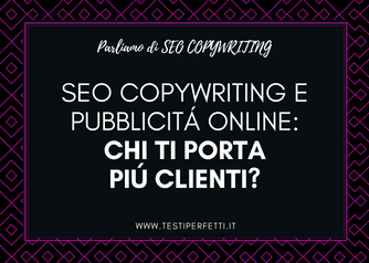 SEO copywriting e pubblicità online